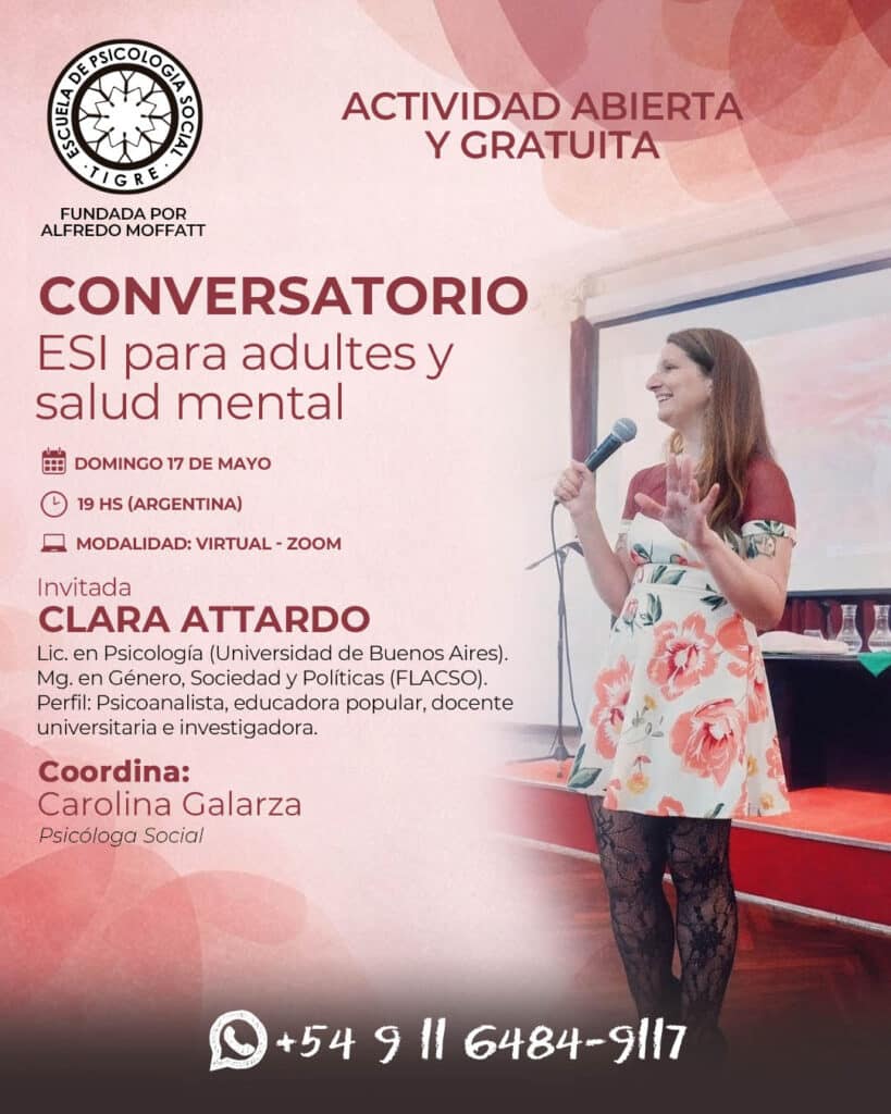 conversatorio ESI para adultes y salud mental