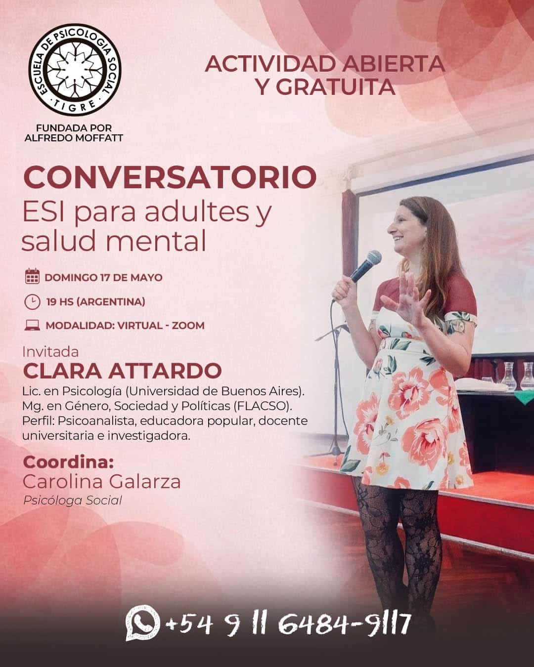 conversatorio ESI para adultes y salud mental